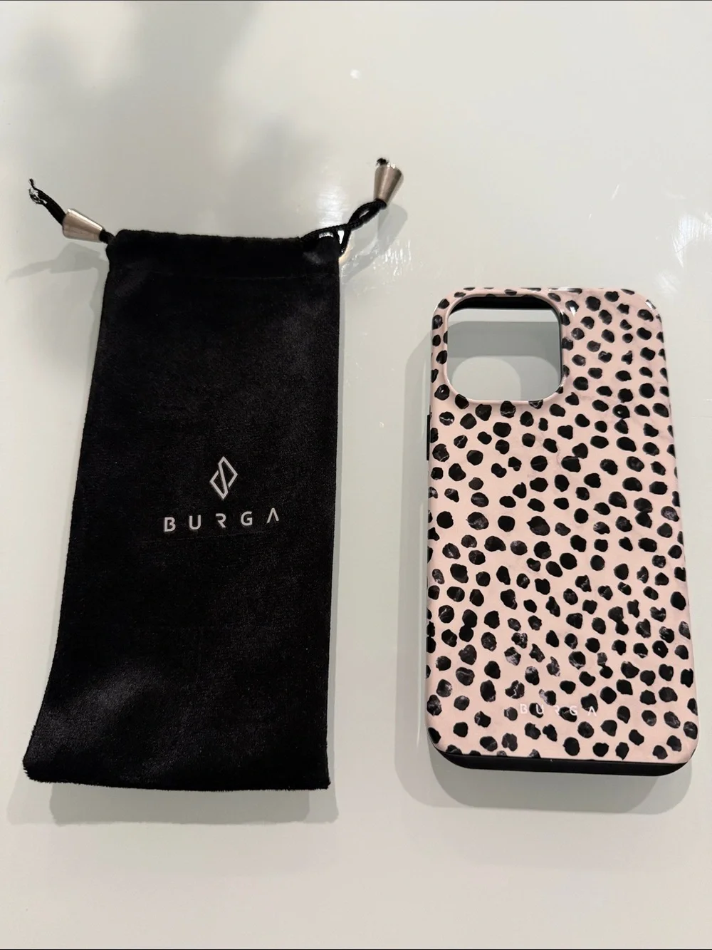 Burga Dalmatian Print iPhone 14 Pro Max Case